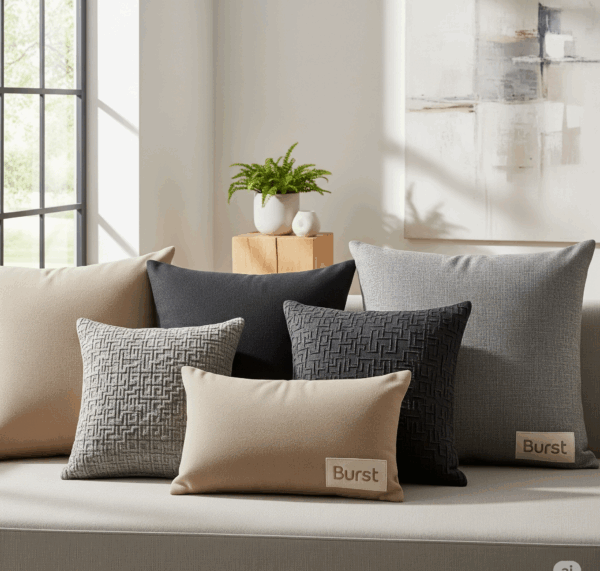 burst™ handwoven scandinavian knit throw blanket – cozy minimalist home textile
